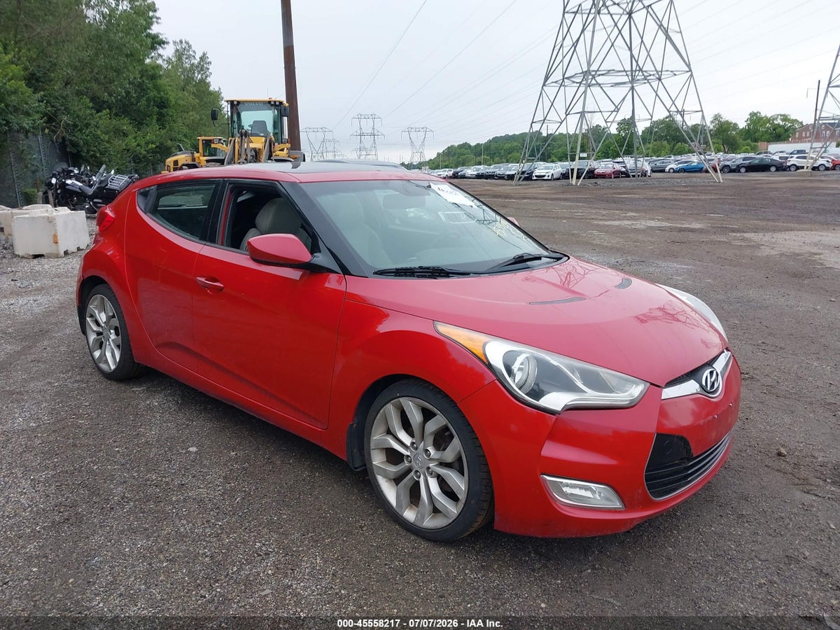 2013 HYUNDAI VELOSTER BASE W/GRAY