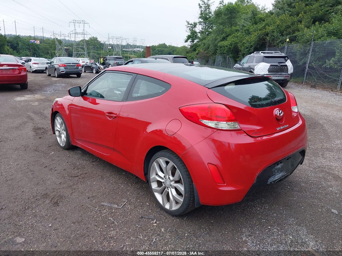 2013 HYUNDAI VELOSTER BASE W/GRAY — снимка 3
