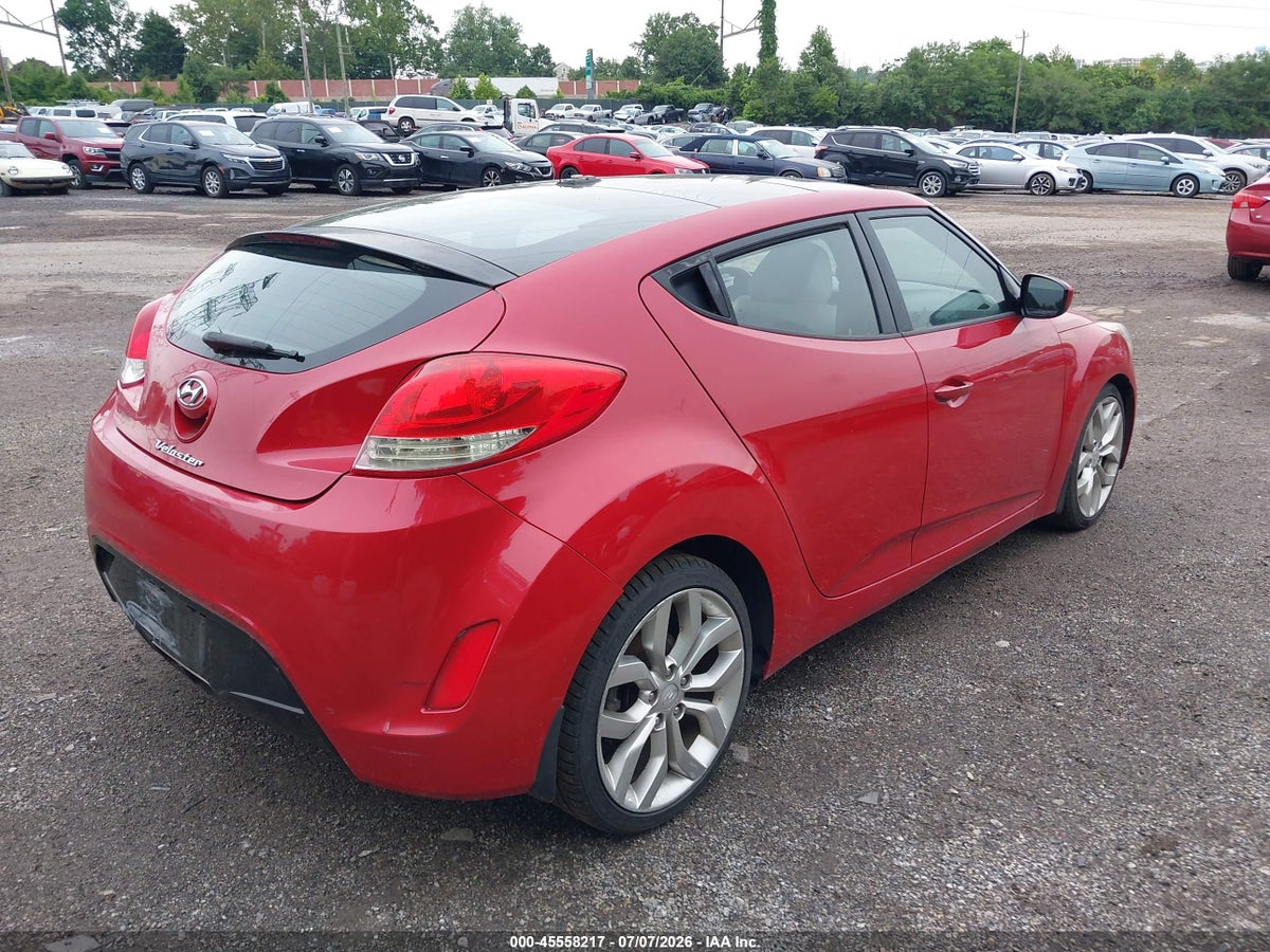 2013 HYUNDAI VELOSTER BASE W/GRAY — снимка 4