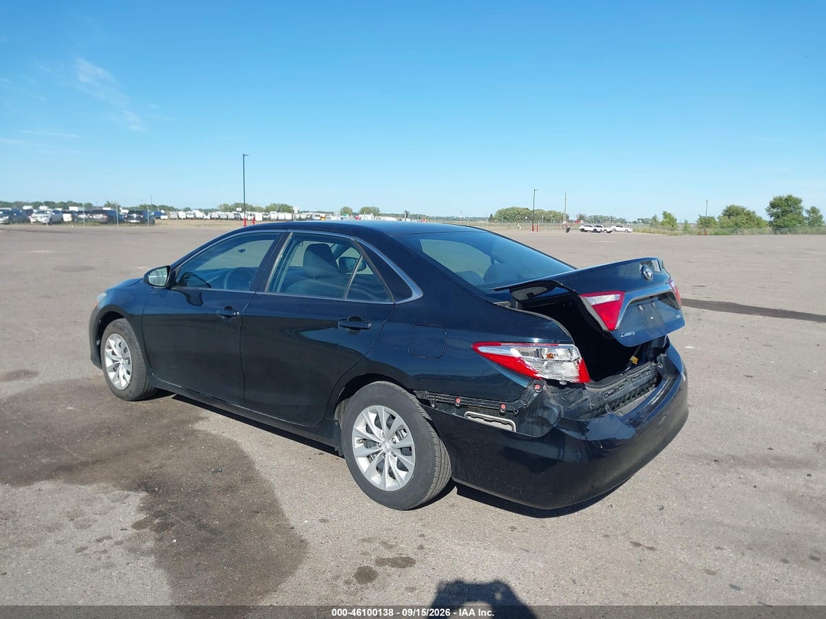 2016 TOYOTA CAMRY LE — снимка 3