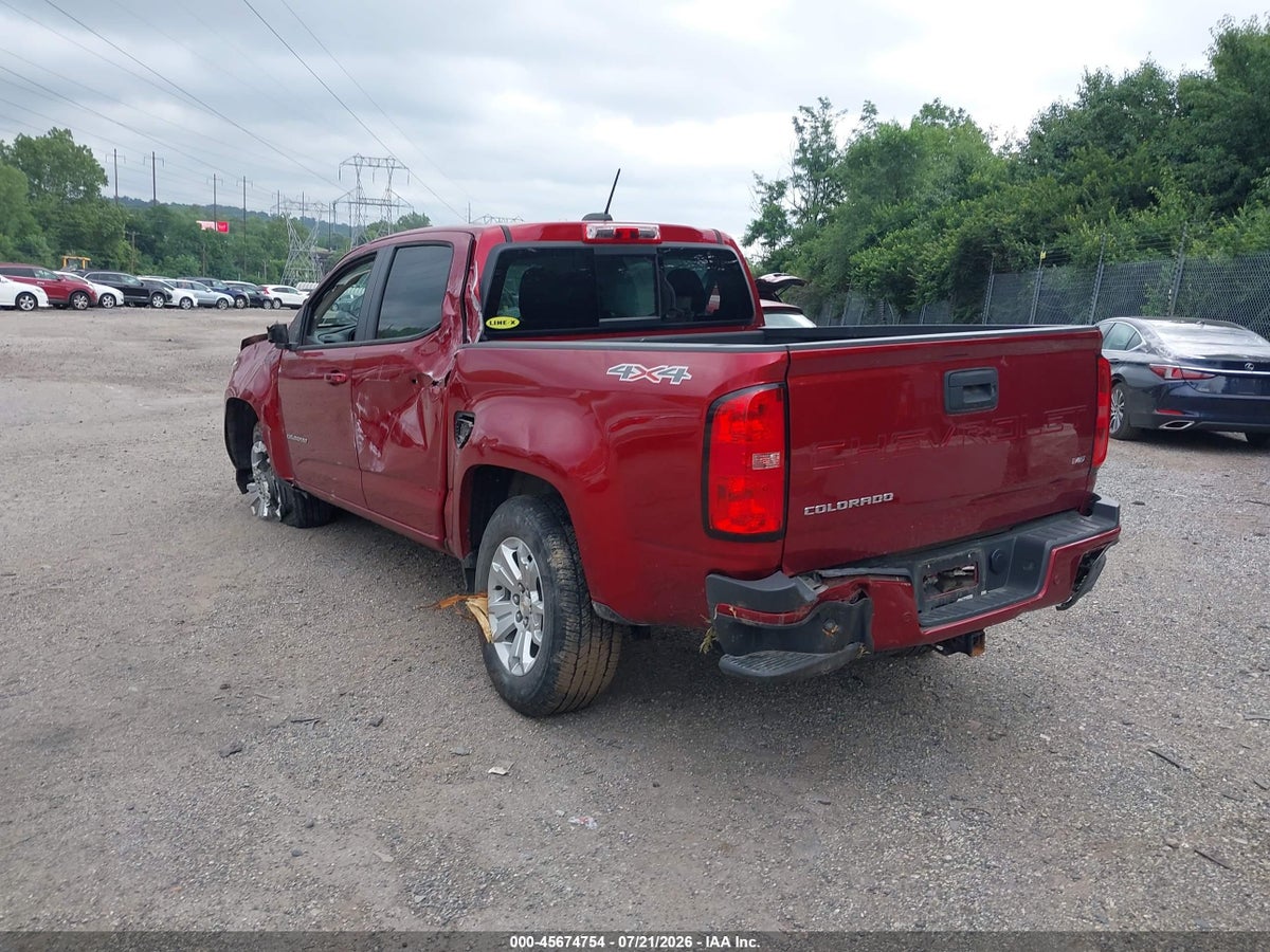 2022 CHEVROLET COLORADO 4WD SHORT BOX LT — снимка 3