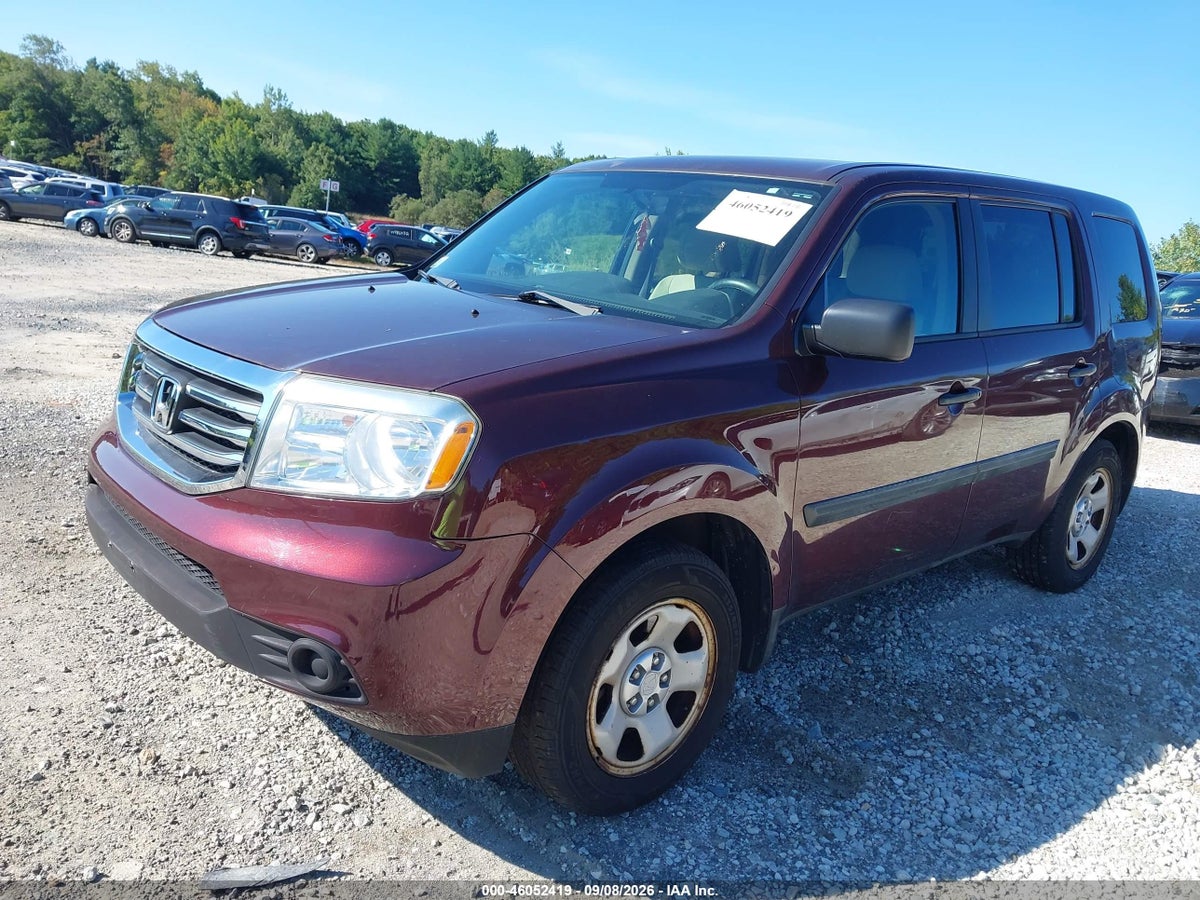 2015 HONDA PILOT LX — снимка 2
