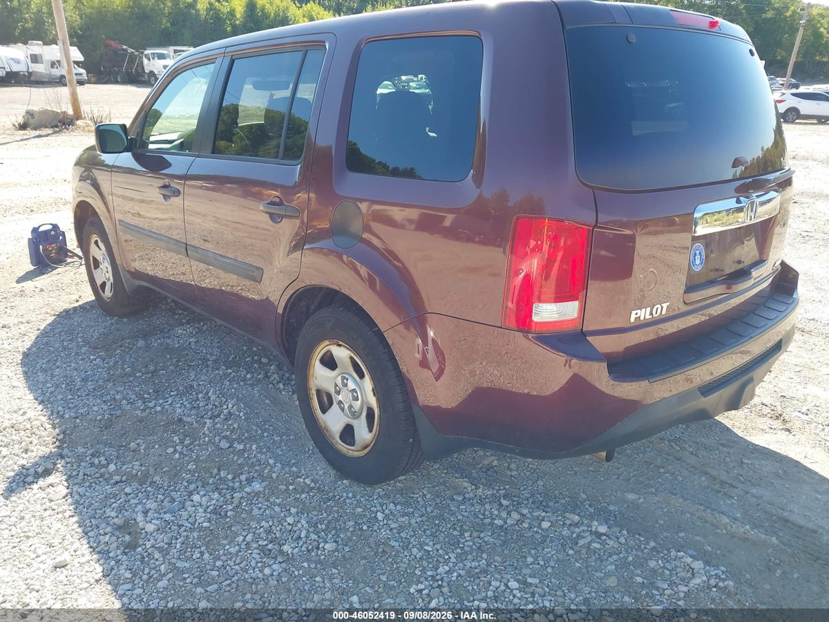 2015 HONDA PILOT LX — снимка 3