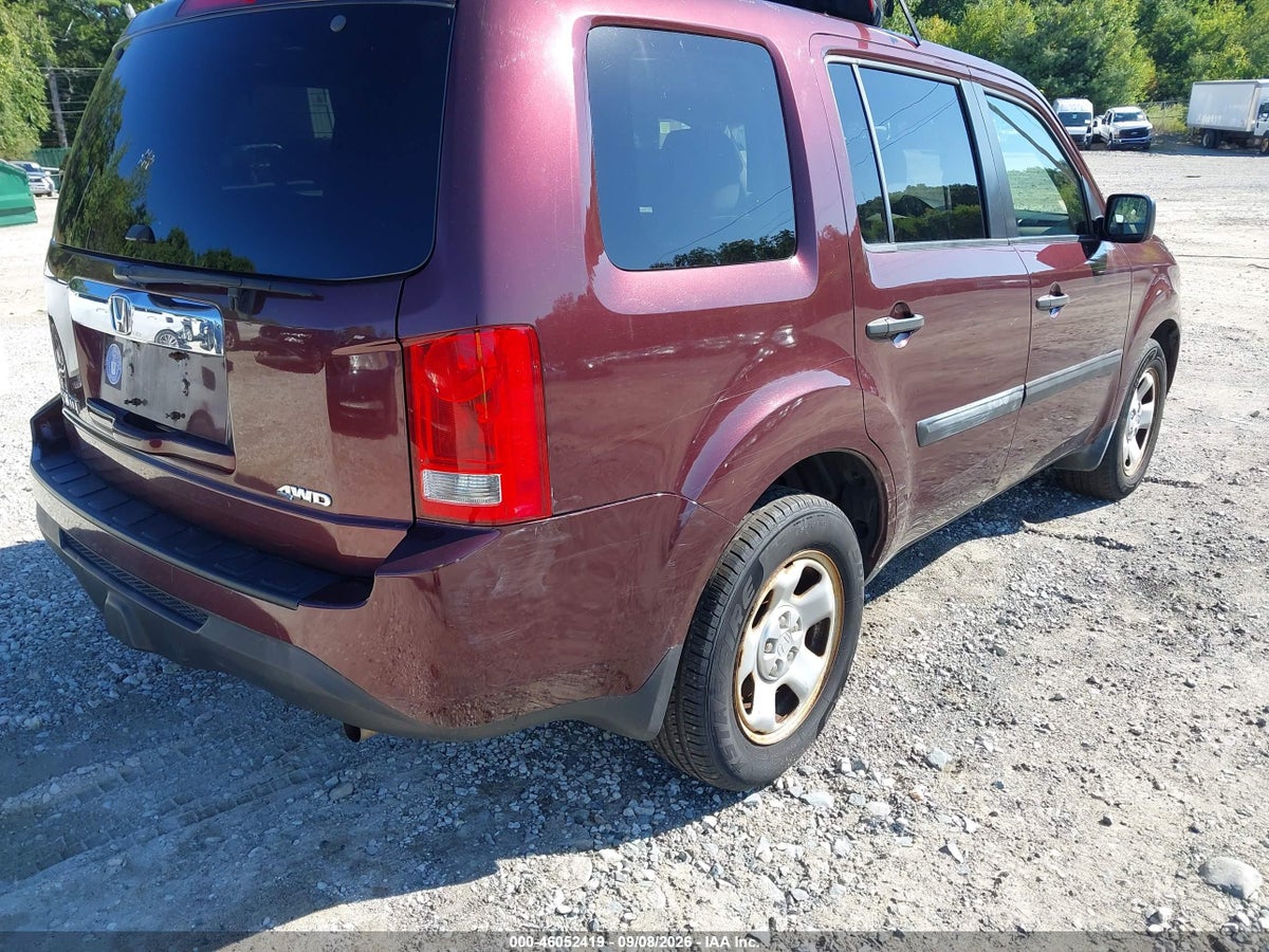 2015 HONDA PILOT LX — снимка 4