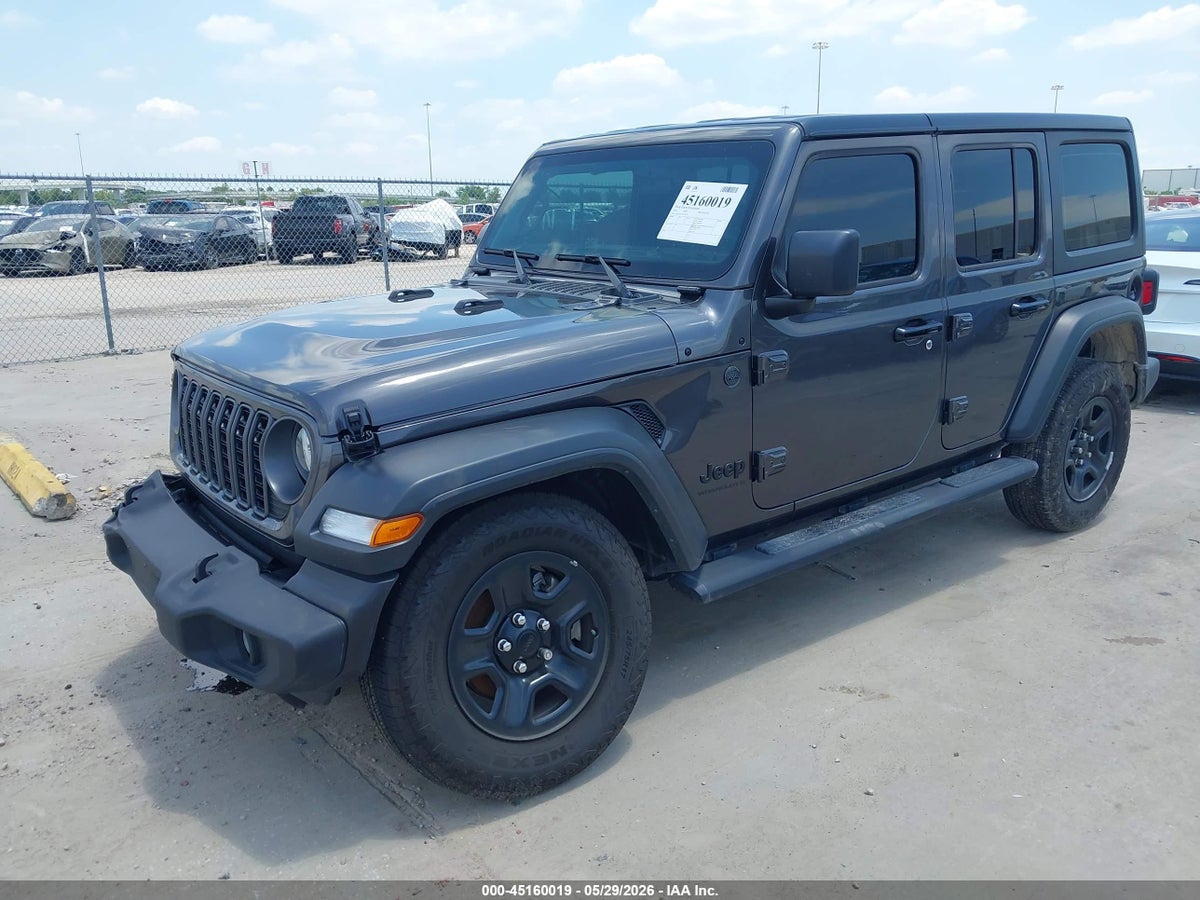 2025 JEEP WRANGLER 4-DOOR SPORT 4X4 — снимка 2