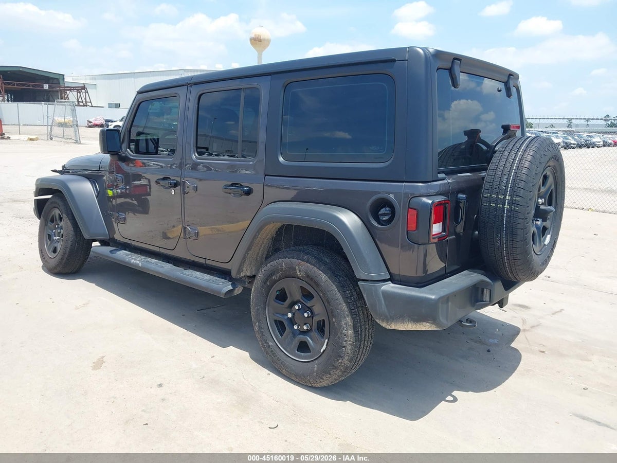2025 JEEP WRANGLER 4-DOOR SPORT 4X4 — снимка 3