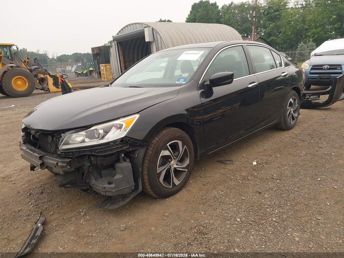 2016 HONDA ACCORD LX — снимка 2