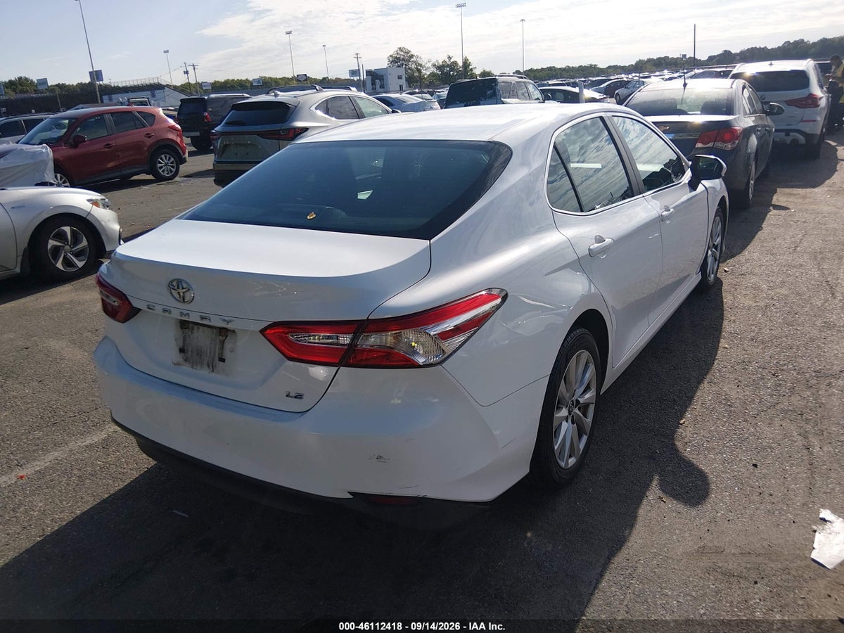 2018 TOYOTA CAMRY LE — снимка 4
