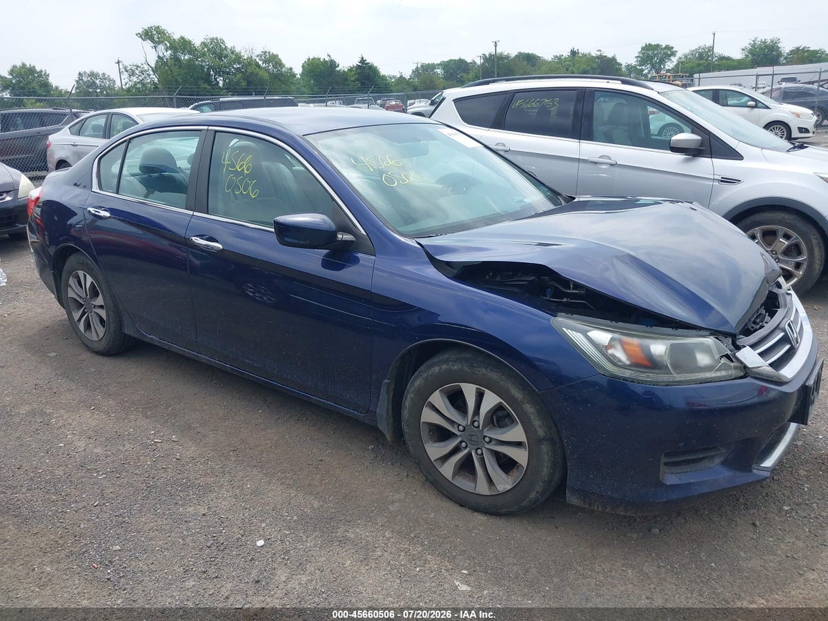 2013 HONDA ACCORD LX
