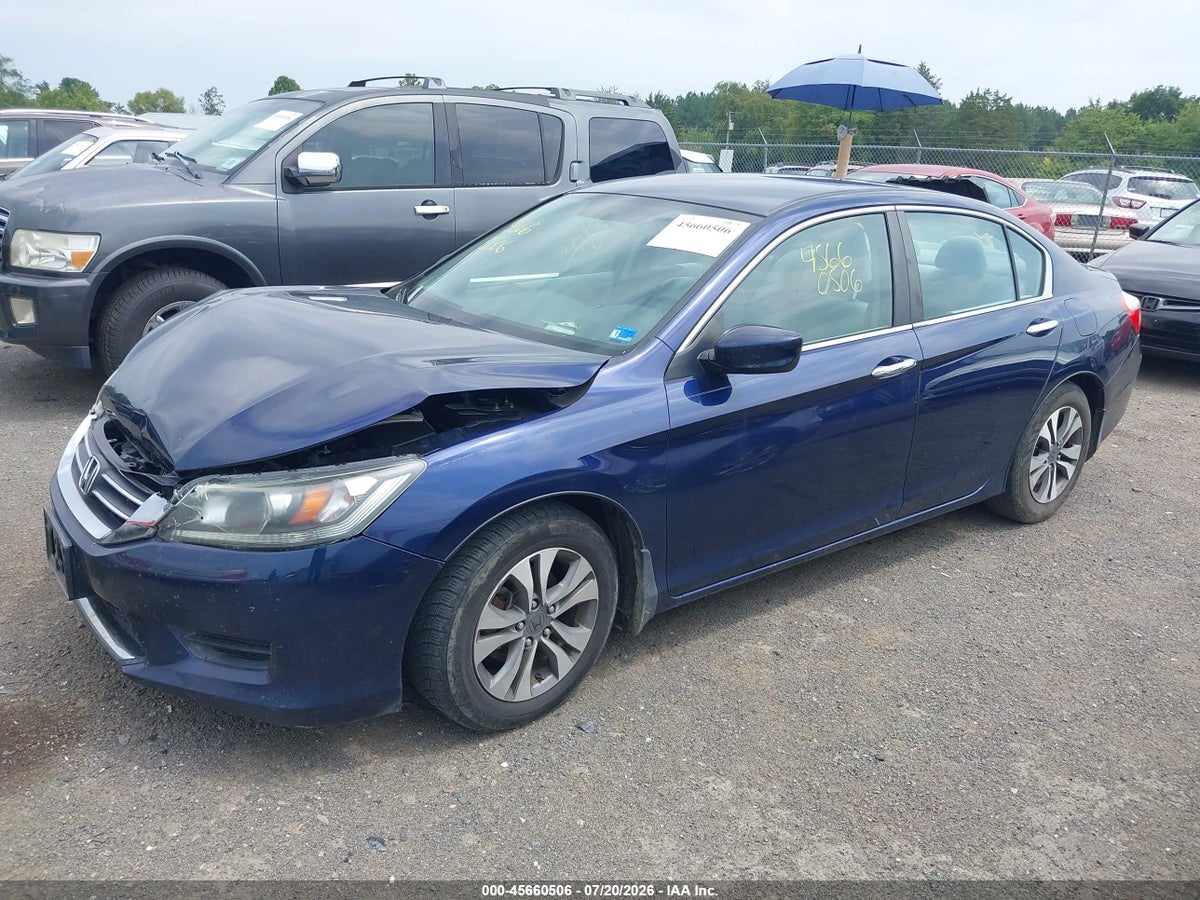 2013 HONDA ACCORD LX — снимка 2