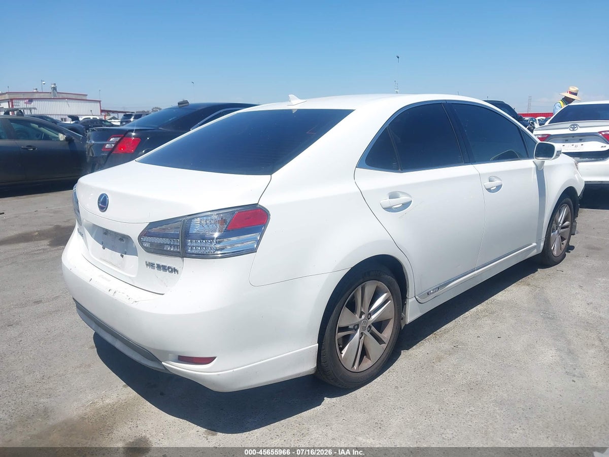 2010 LEXUS HS 250H — снимка 4