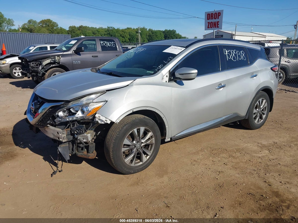 2017 NISSAN MURANO PLATINUM/S/SL/SV — снимка 2