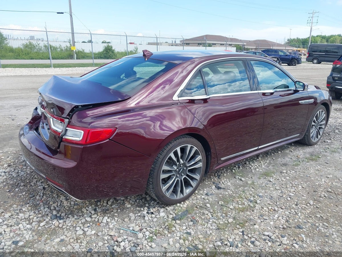 2018 LINCOLN CONTINENTAL SELECT — снимка 4