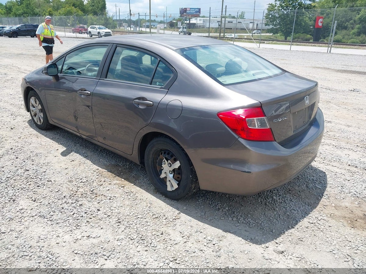 2012 HONDA CIVIC LX — снимка 3