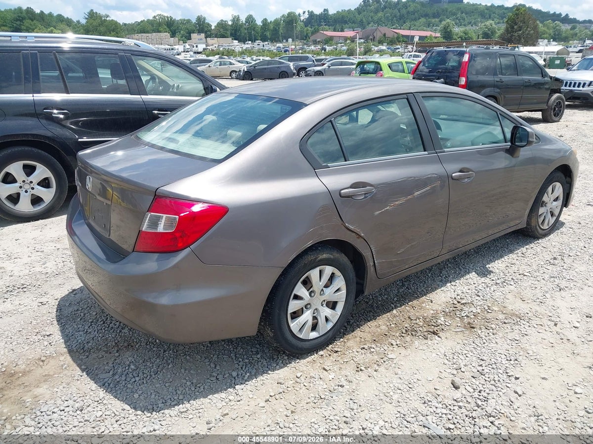 2012 HONDA CIVIC LX — снимка 4