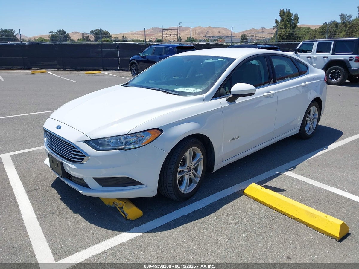2018 FORD FUSION HYBRID S — снимка 2