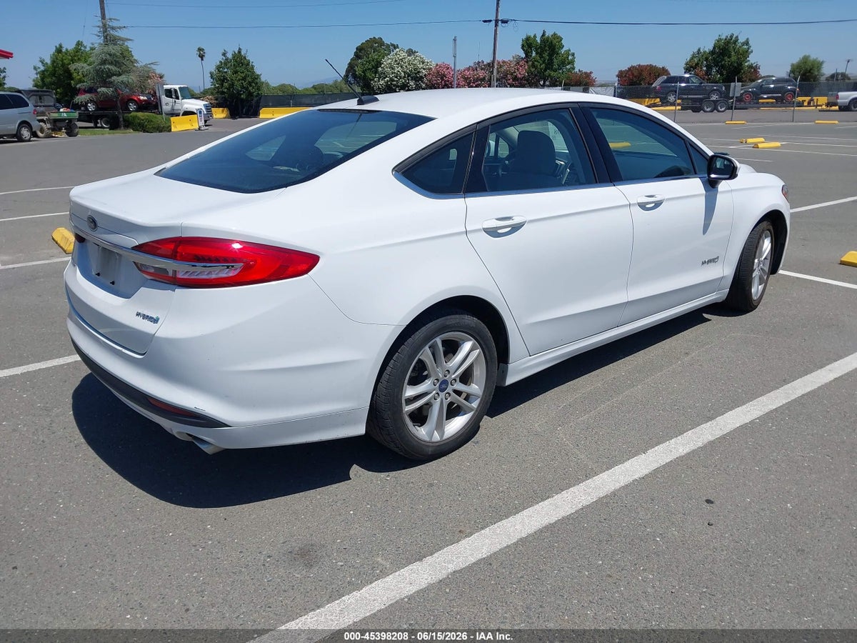 2018 FORD FUSION HYBRID S — снимка 4