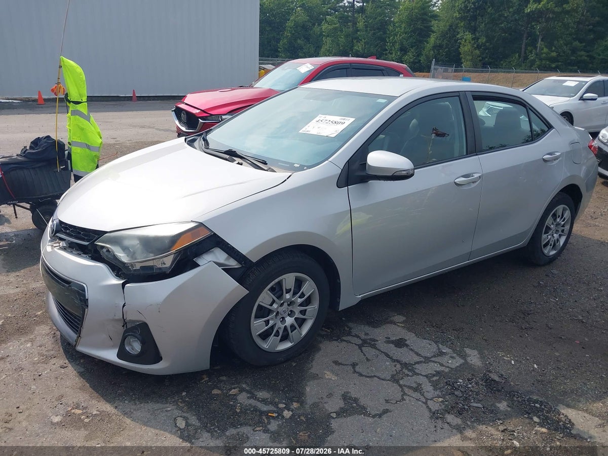 2015 TOYOTA COROLLA S — снимка 2