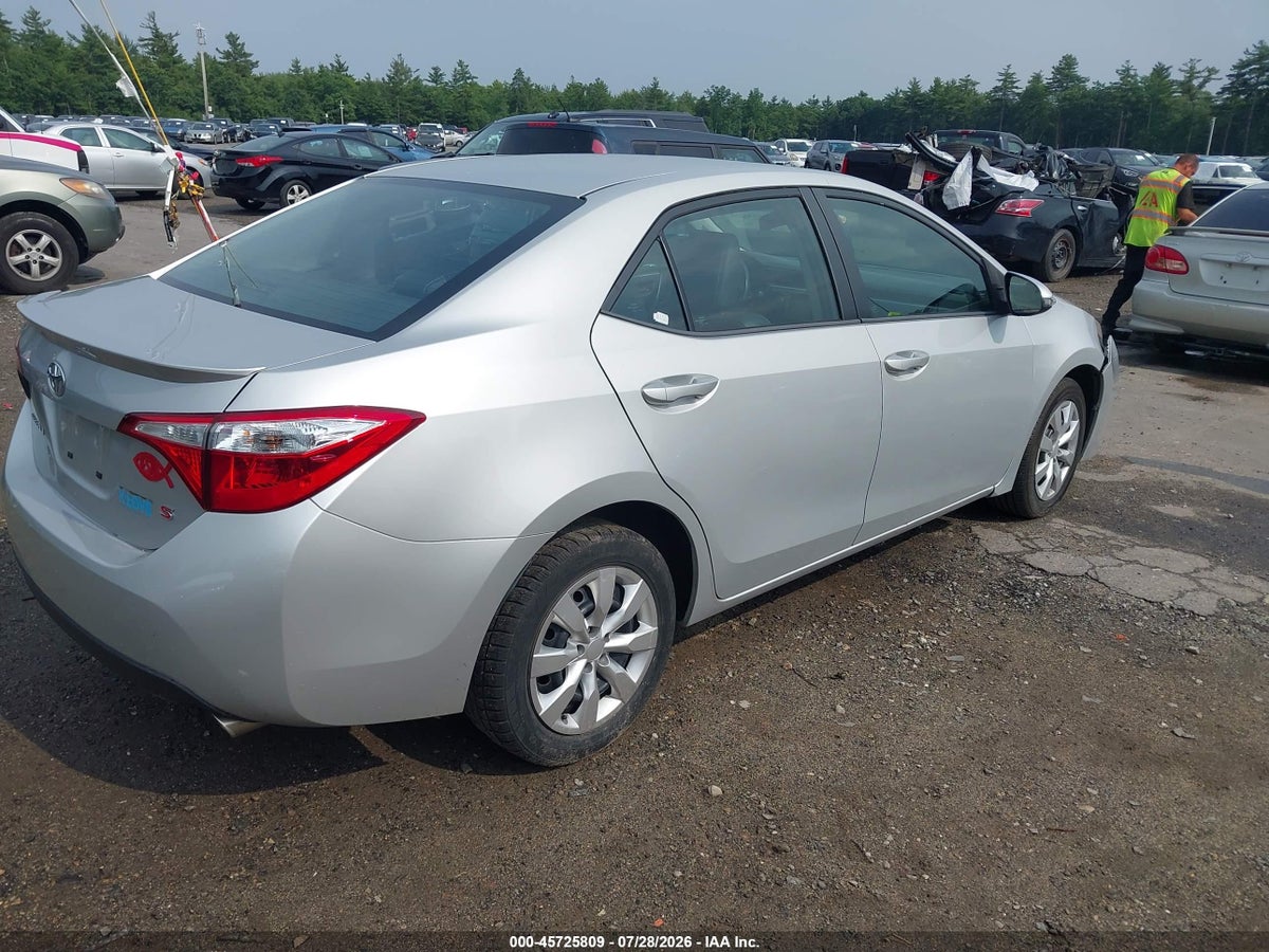 2015 TOYOTA COROLLA S — снимка 4