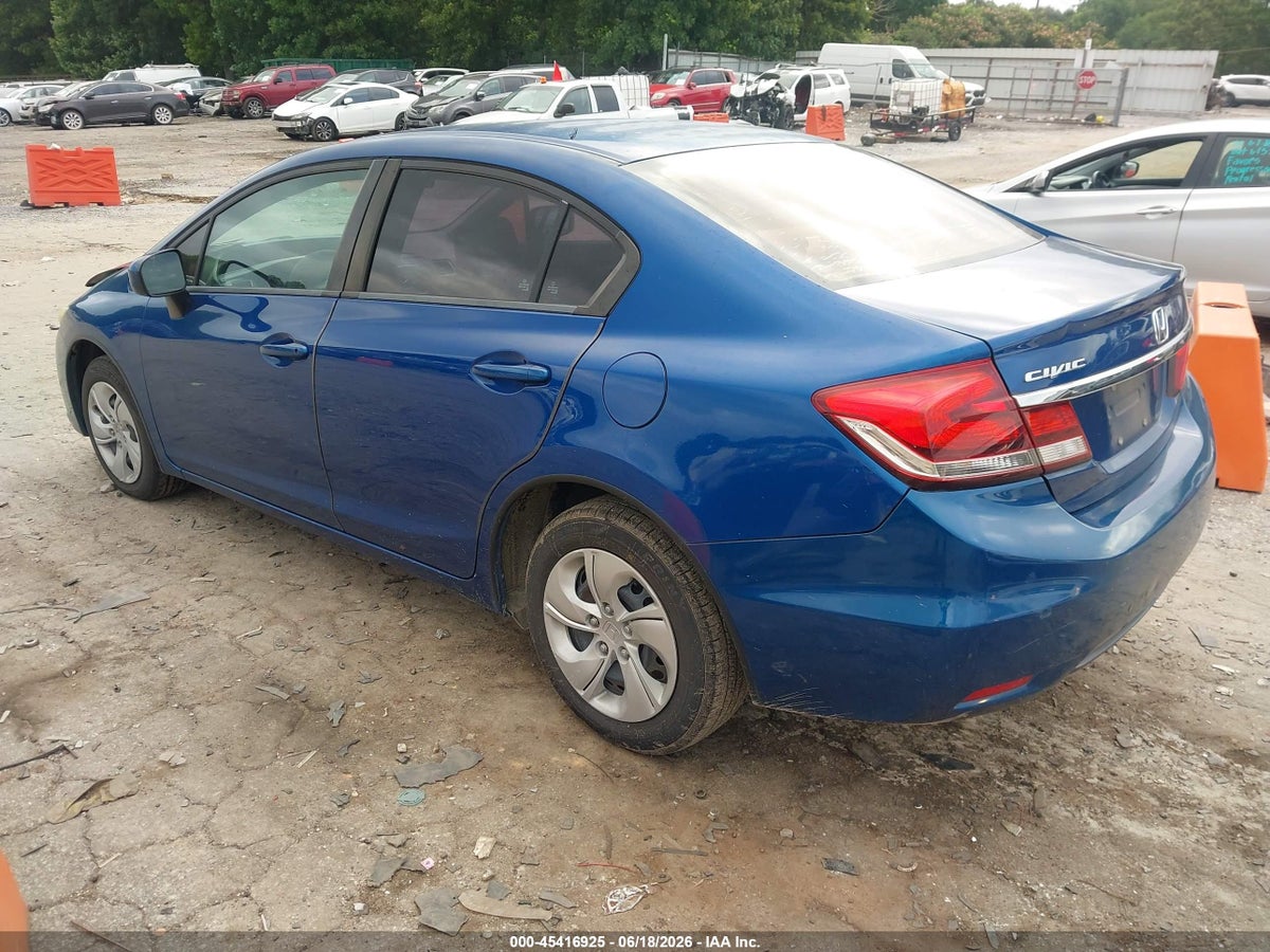 2014 HONDA CIVIC LX — снимка 3