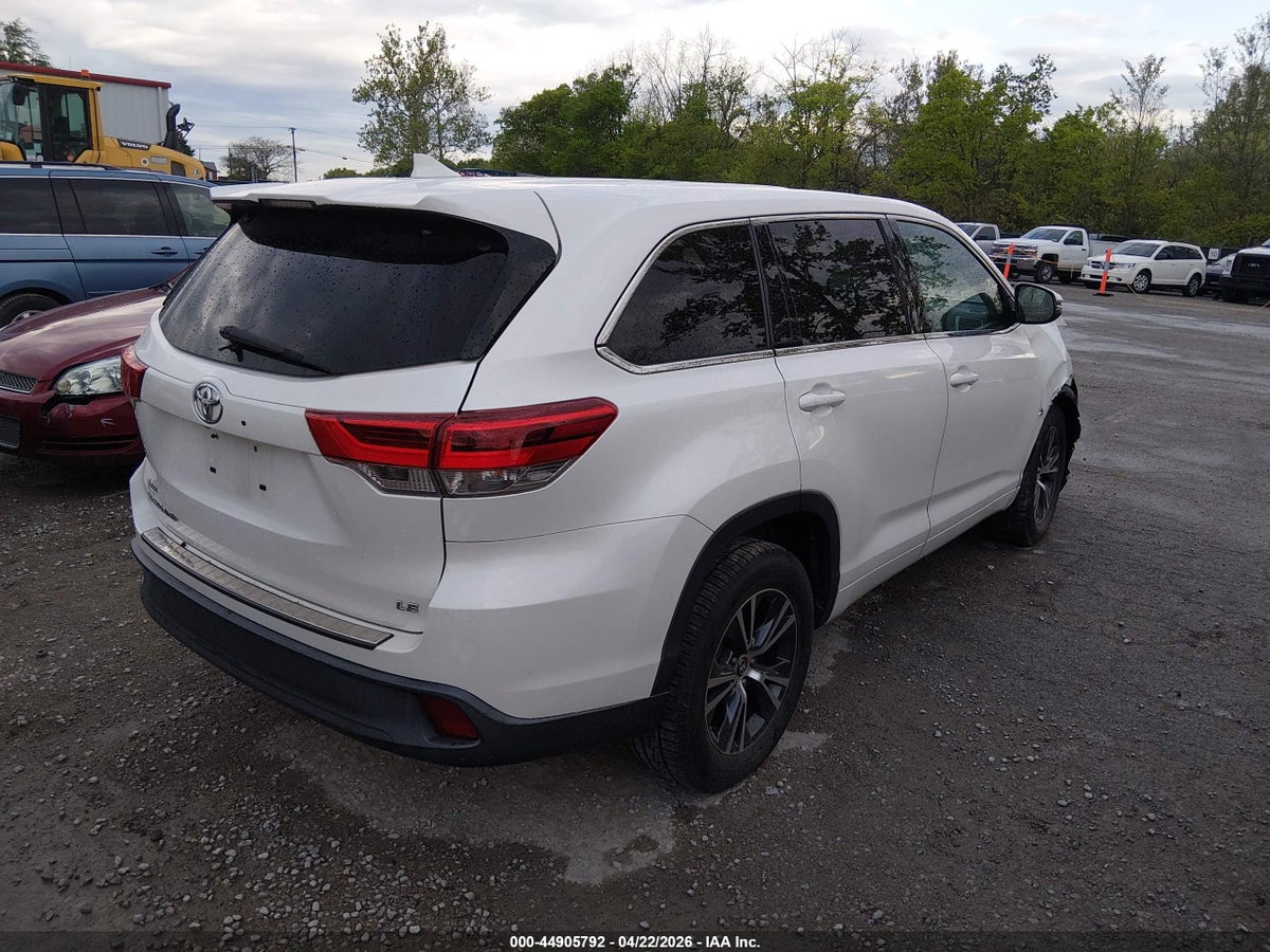 2018 TOYOTA HIGHLANDER LE PLUS — снимка 4