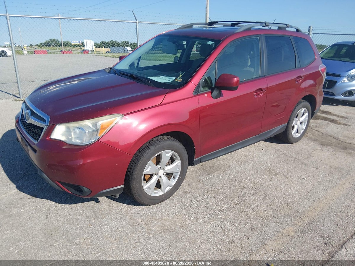 2015 SUBARU FORESTER 2.5I PREMIUM — снимка 2