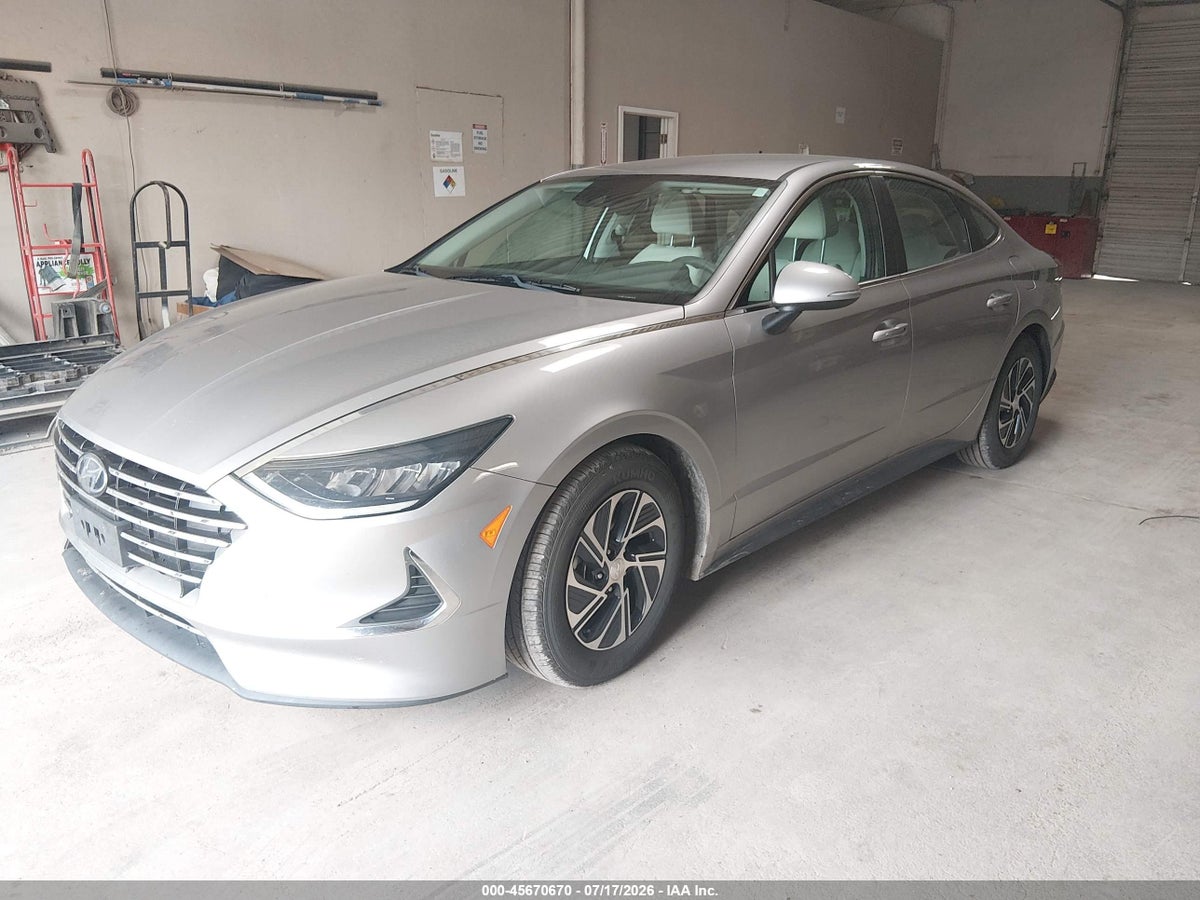 2021 HYUNDAI SONATA BLUE — снимка 2