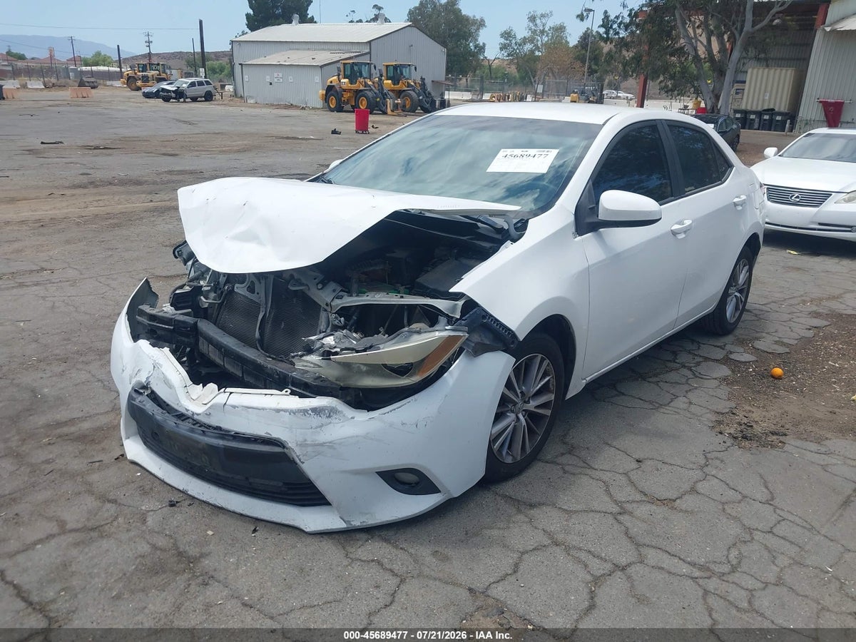 2014 TOYOTA COROLLA LE PLUS — снимка 2