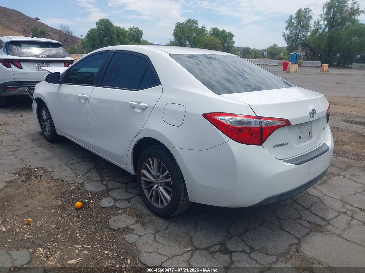 2014 TOYOTA COROLLA LE PLUS — снимка 3