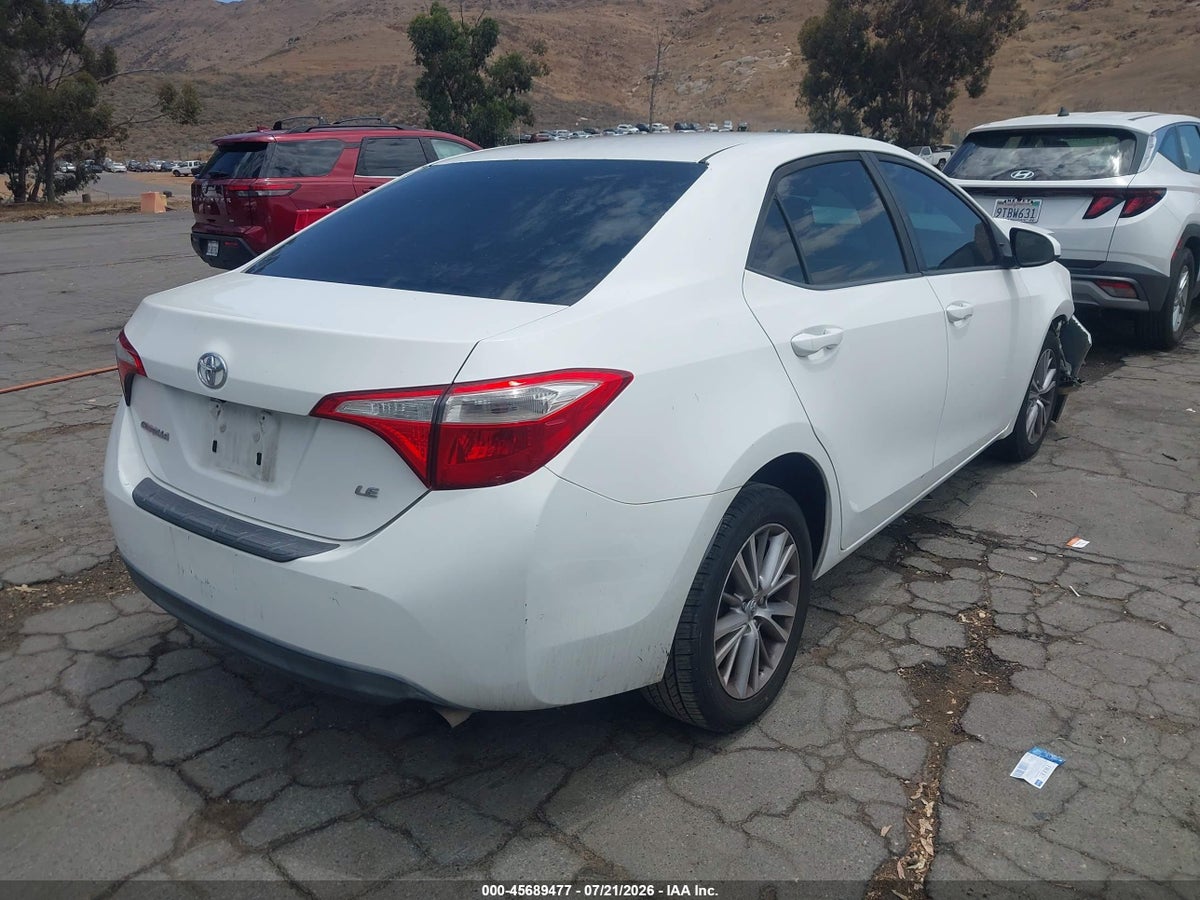 2014 TOYOTA COROLLA LE PLUS — снимка 4