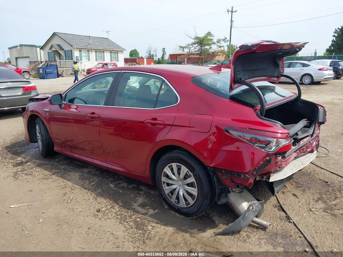 2021 TOYOTA CAMRY LE HYBRID — снимка 3