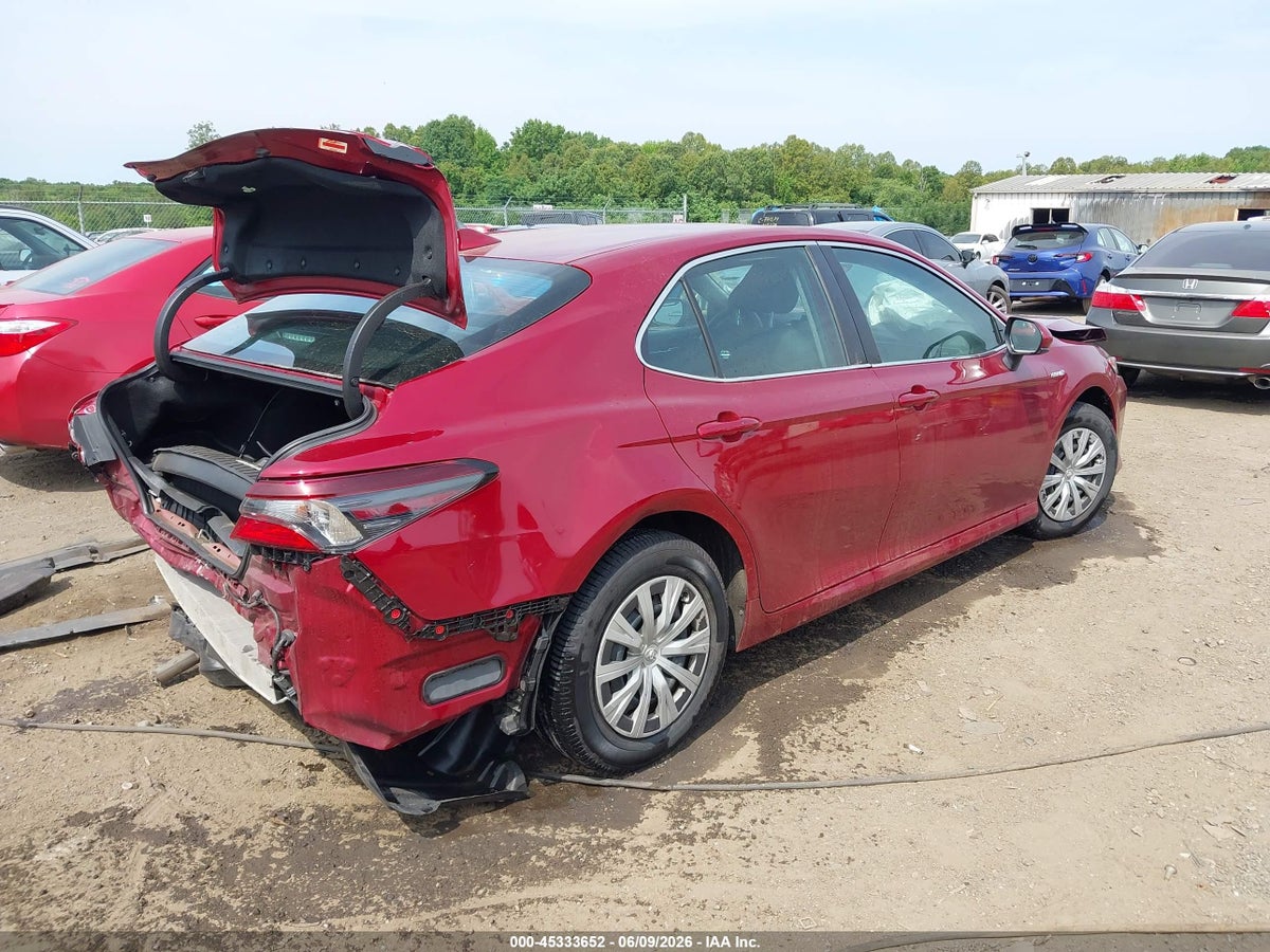 2021 TOYOTA CAMRY LE HYBRID — снимка 4