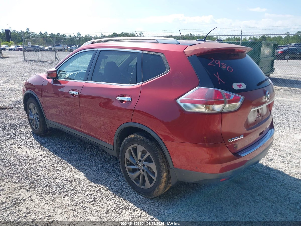 2016 NISSAN ROGUE SL — снимка 3
