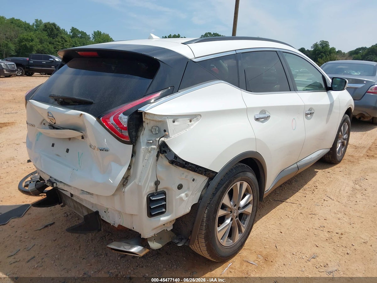 2015 NISSAN MURANO SV — снимка 4