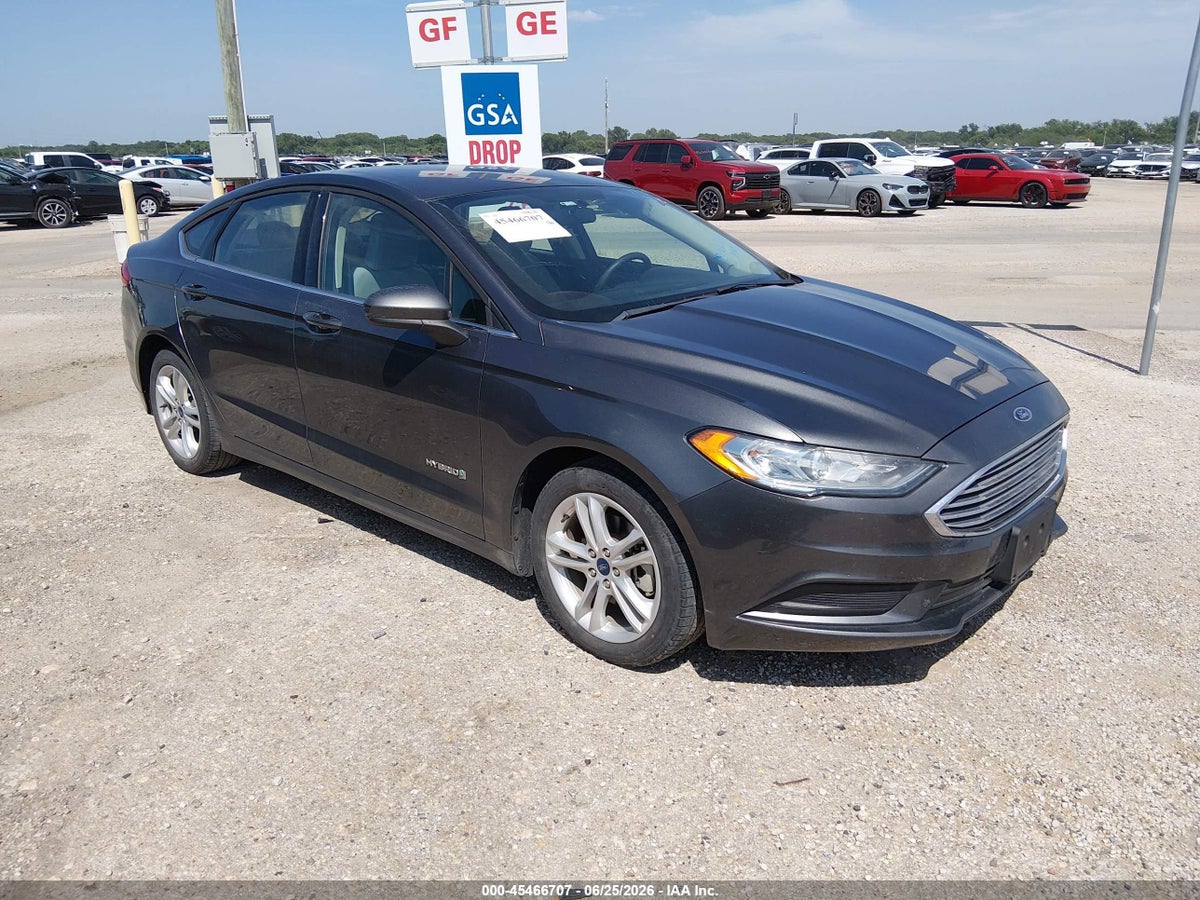 2018 FORD FUSION HYBRID S