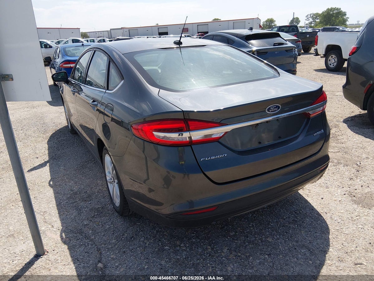 2018 FORD FUSION HYBRID S — снимка 3
