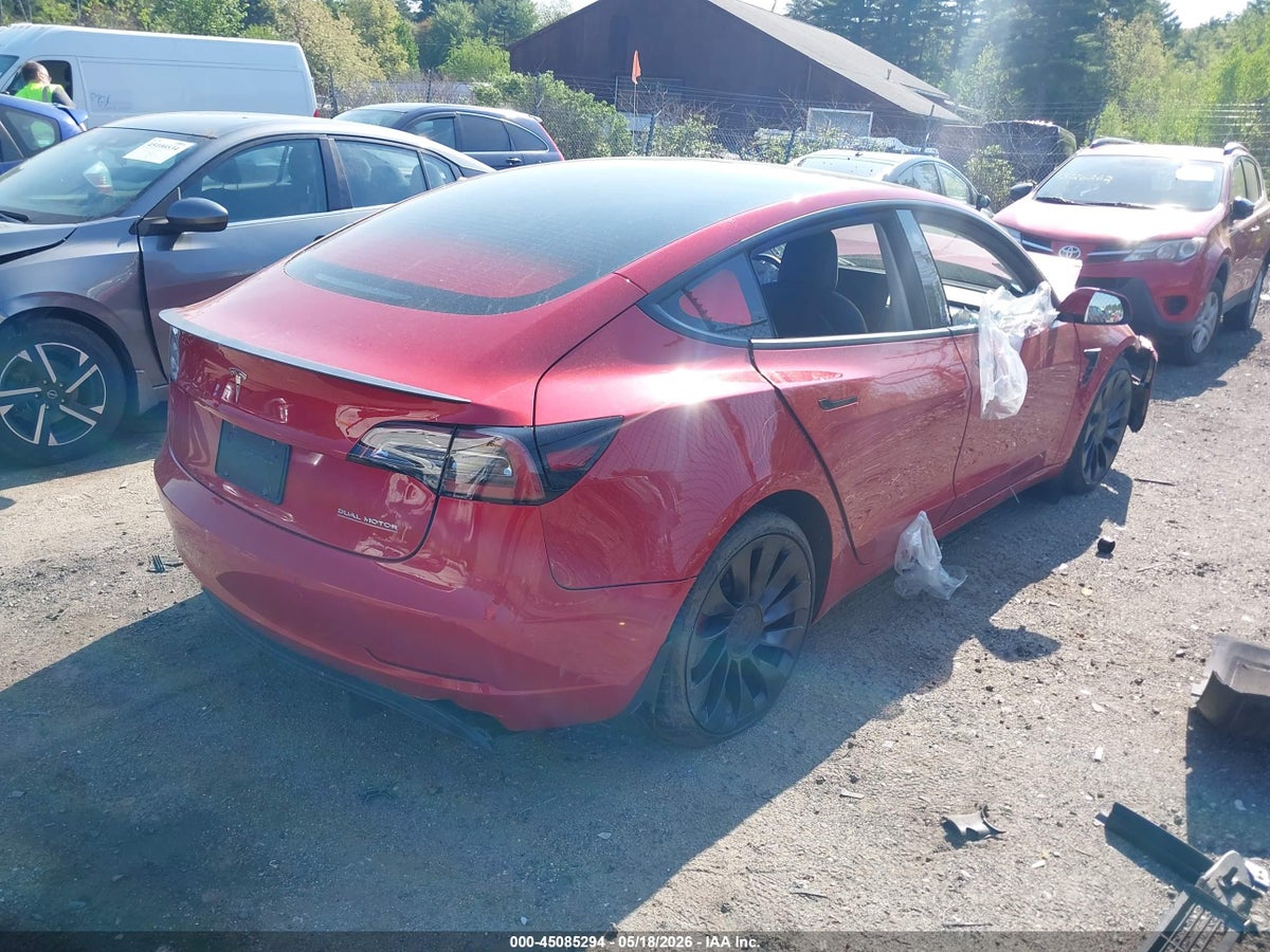 2022 TESLA MODEL 3 PERFORMANCE DUAL MOTOR ALL-WHEEL DRIVE — снимка 4