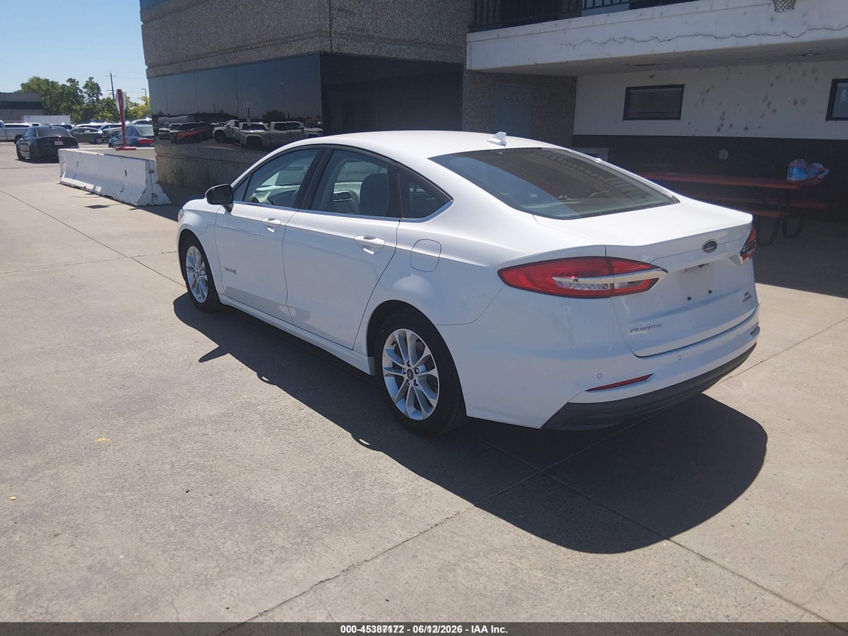 2019 FORD FUSION HYBRID SE — снимка 3