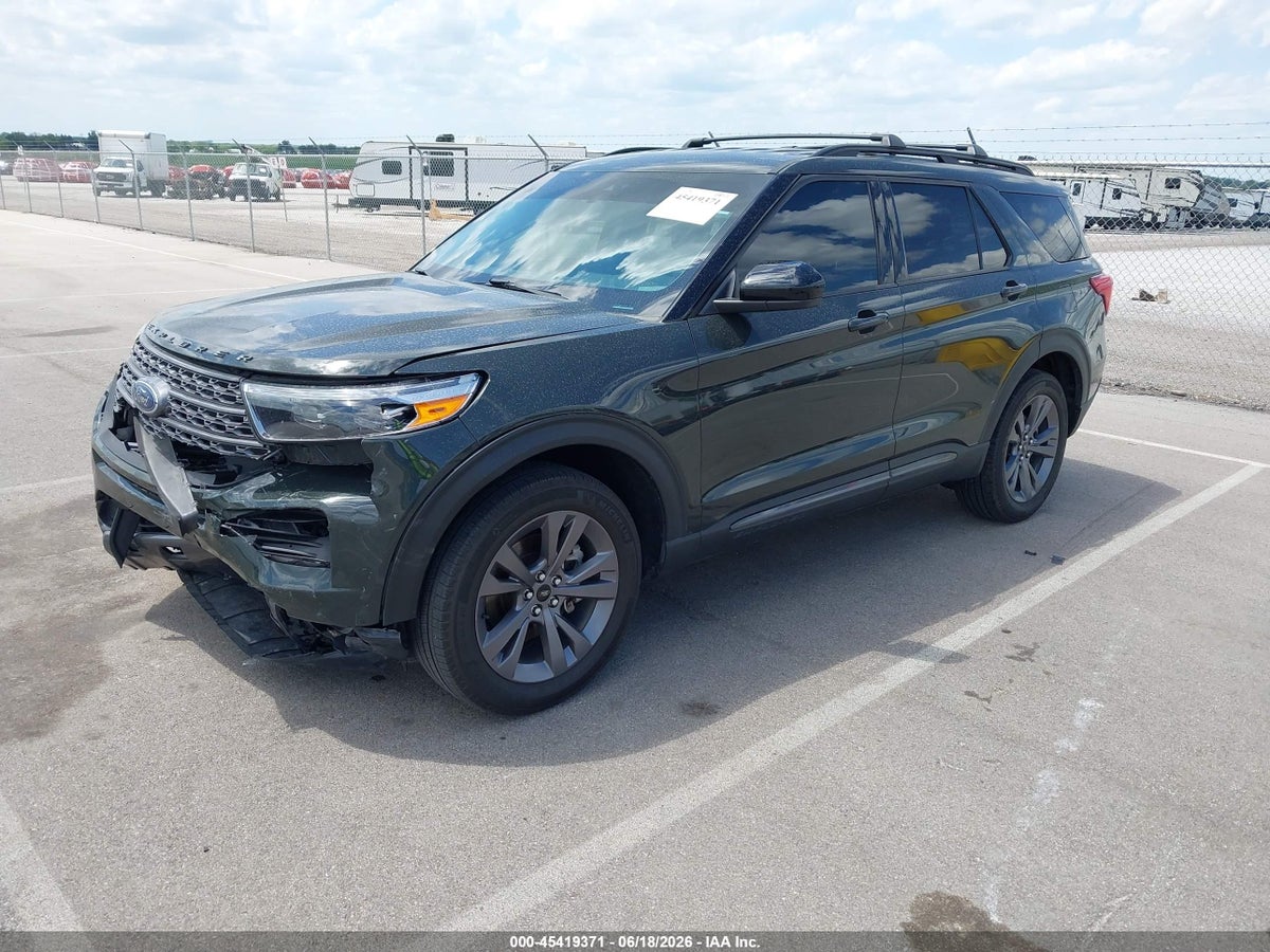 2022 FORD EXPLORER XLT — снимка 2