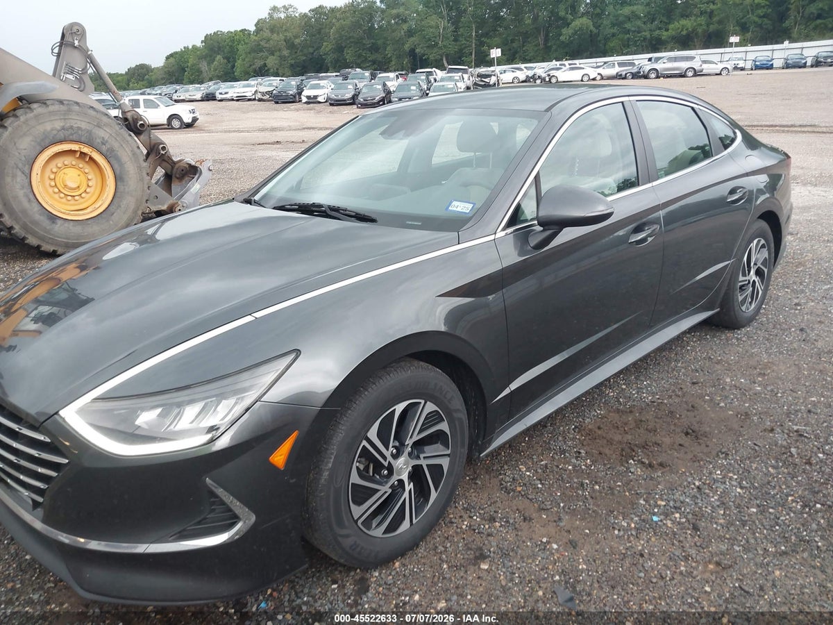 2021 HYUNDAI SONATA BLUE — снимка 2