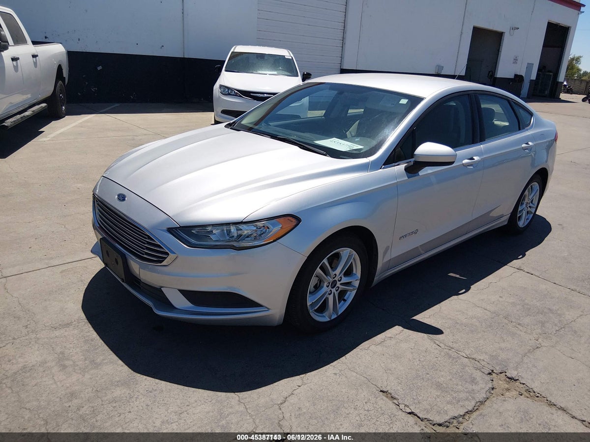 2018 FORD FUSION HYBRID S — снимка 2