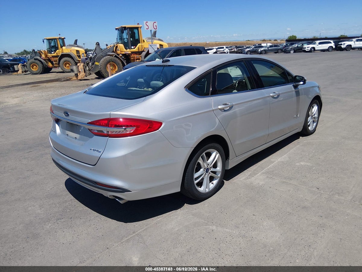 2018 FORD FUSION HYBRID S — снимка 4