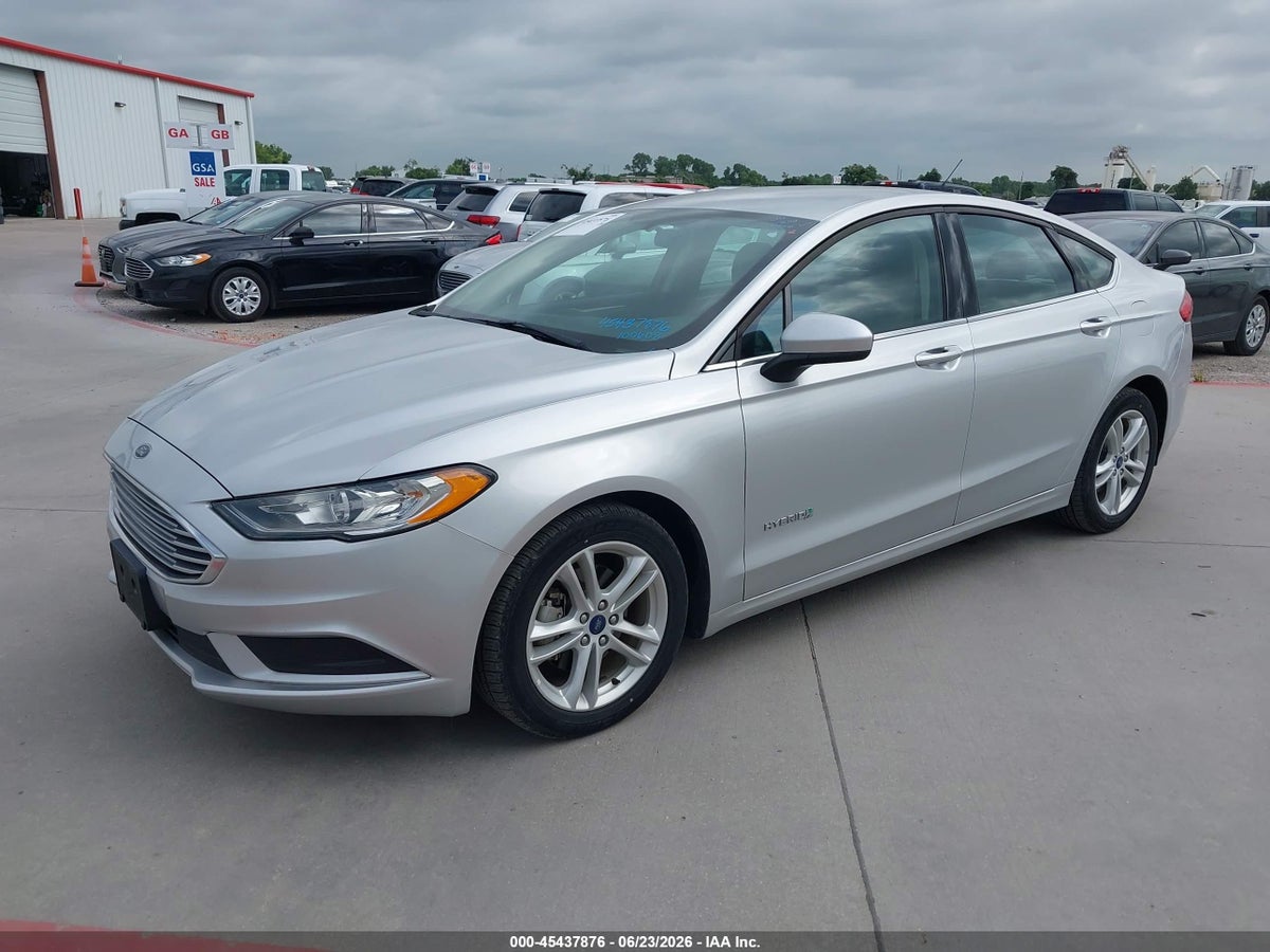2018 FORD FUSION HYBRID S — снимка 2