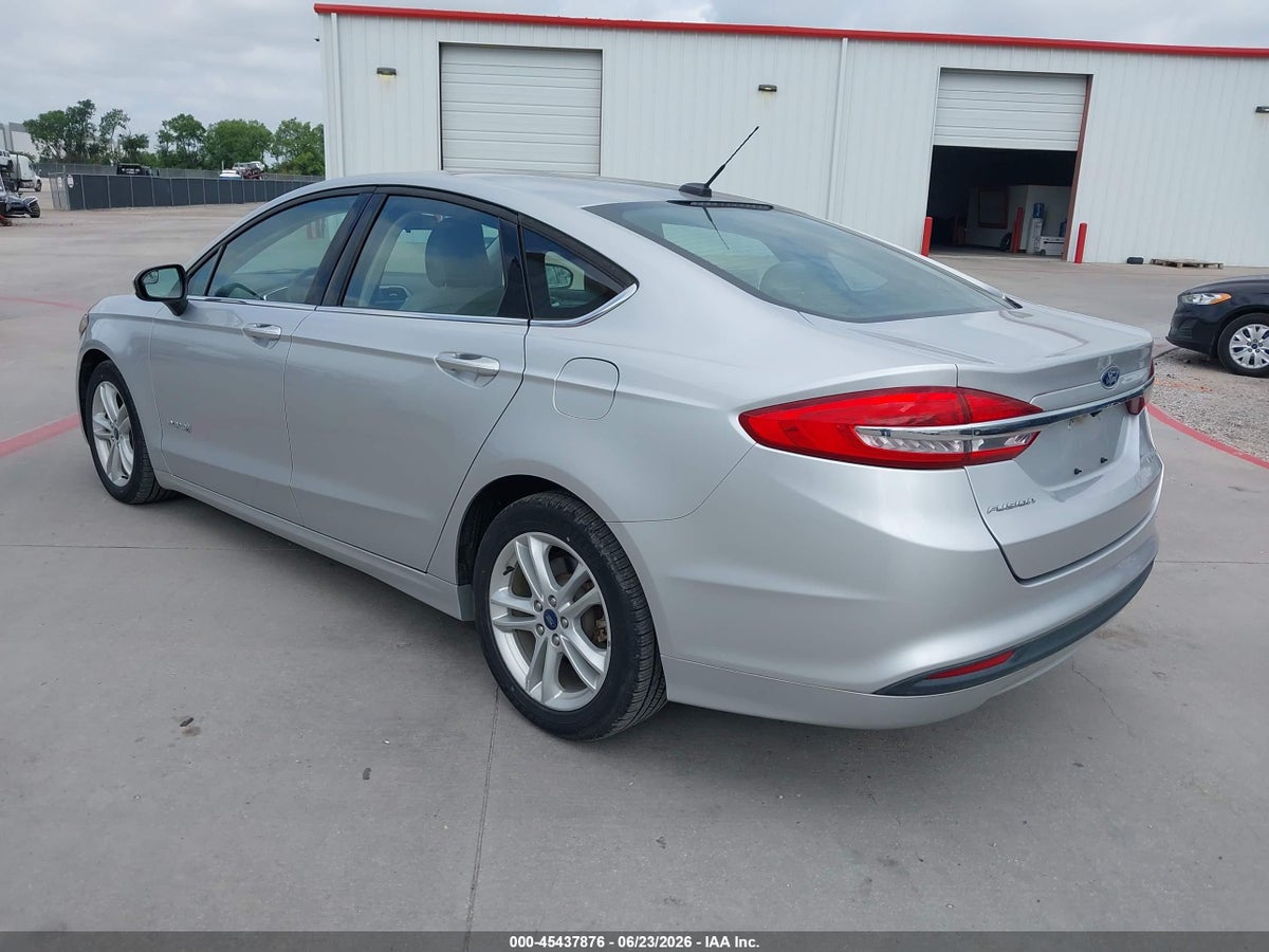 2018 FORD FUSION HYBRID S — снимка 3