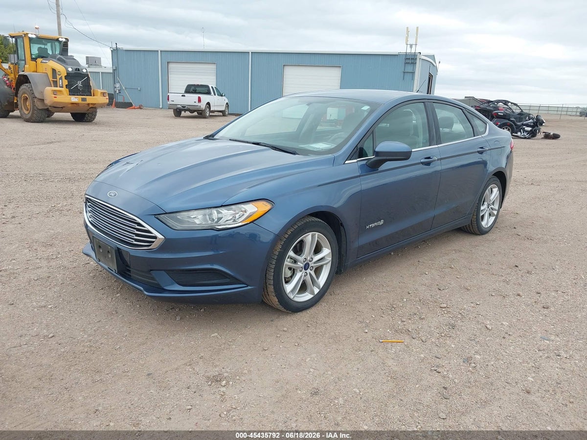 2018 FORD FUSION HYBRID SE — снимка 2