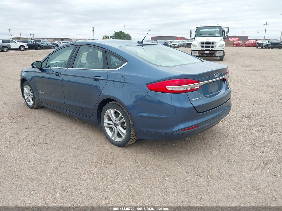 2018 FORD FUSION HYBRID SE — снимка 3