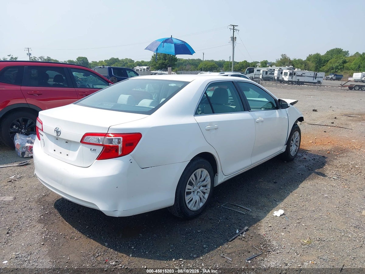 2012 TOYOTA CAMRY LE — снимка 4
