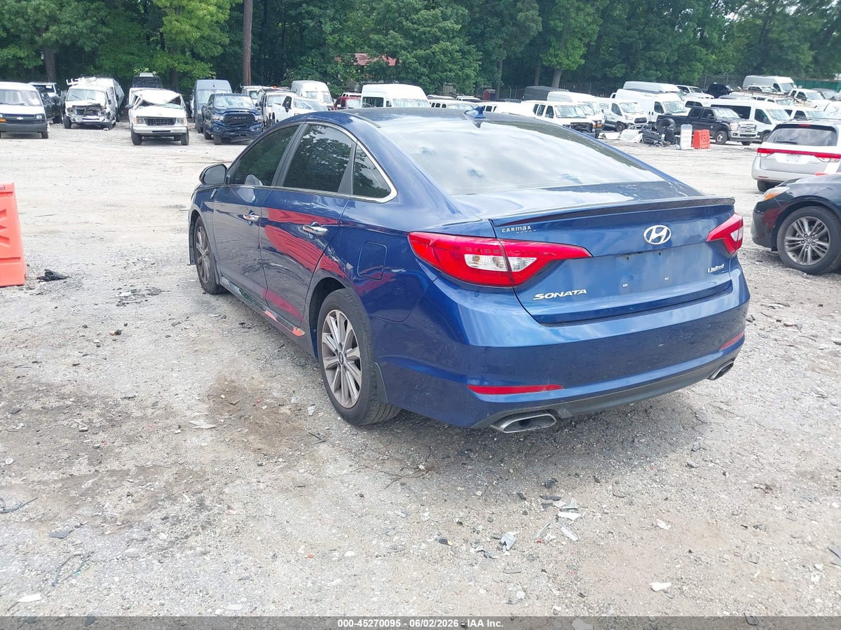2017 HYUNDAI SONATA LIMITED — снимка 3