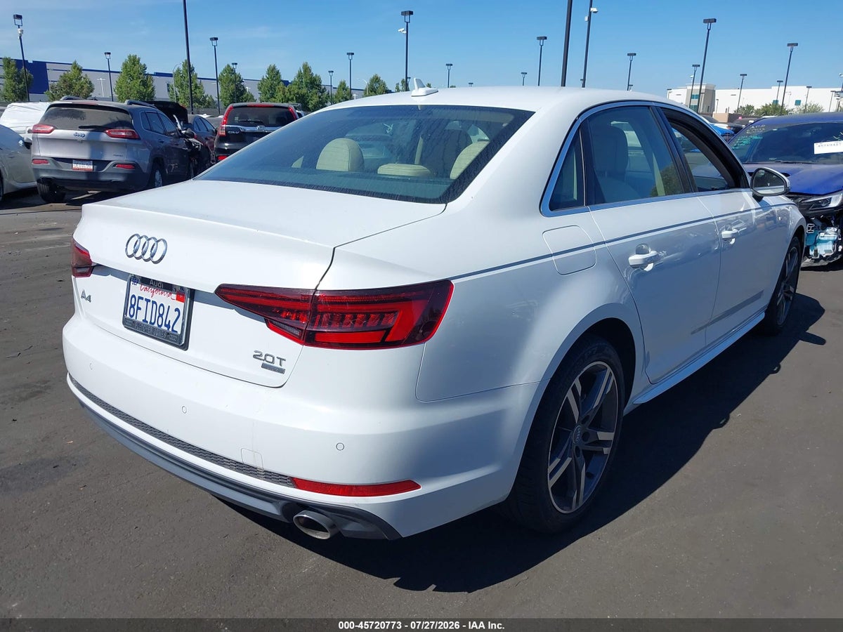 2018 AUDI A4 2.0T TECH ULTRA PREMIUM/2.0T ULTRA PREMIUM — снимка 4