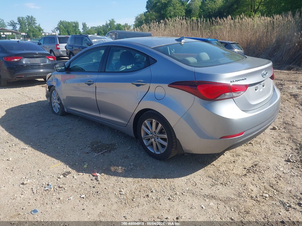 2015 HYUNDAI ELANTRA SE/SPORT/LIMITED — снимка 3